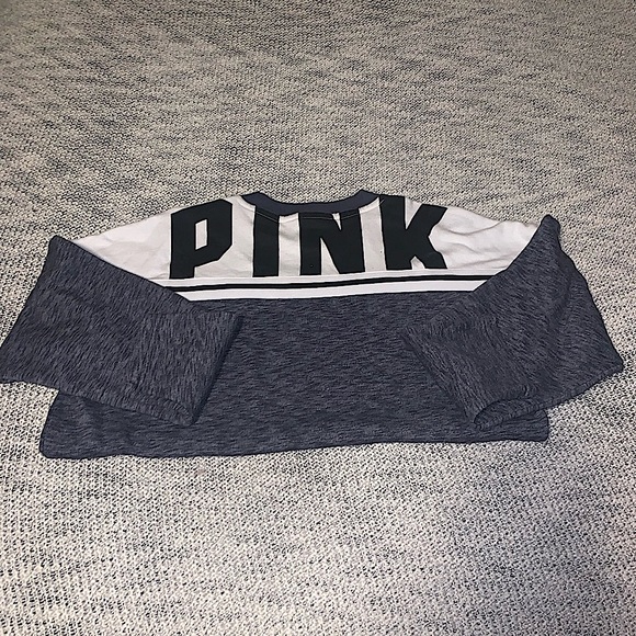 Large PINK Victoria’s Secret sweatshirt with block logo on back - Picture 1 of 2